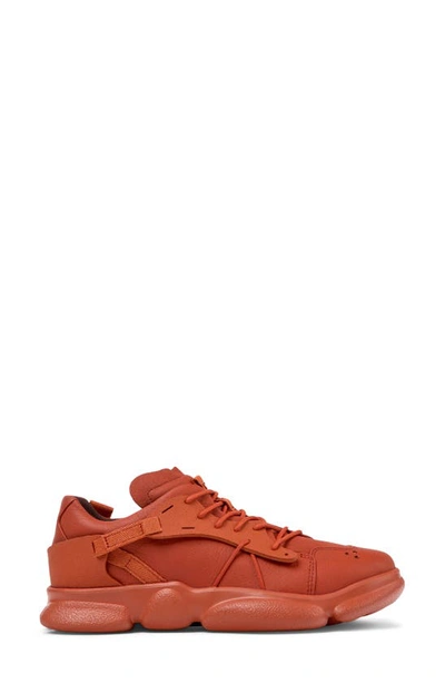 Camper Karst Layered Low-top Sneakers In Medium Red