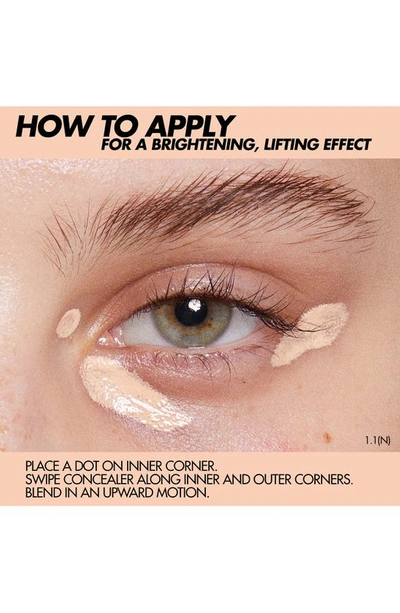 Shop Make Up For Ever Hd Skin Smooth & Blur Medium Coverage Under Eye Concealer In 4.1 R