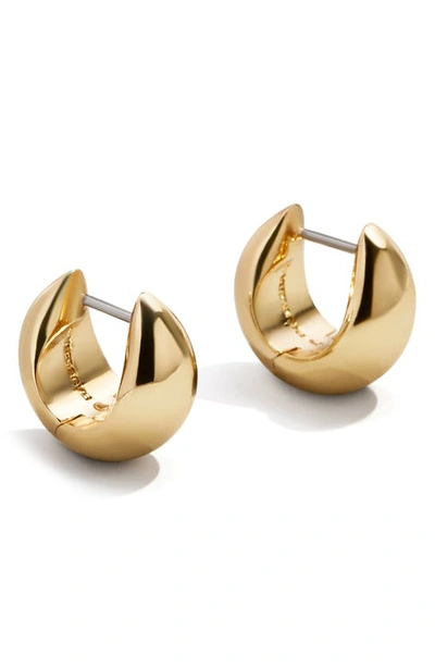 Shop Baublebar Greer Huggie Hoop Earrings In Gold