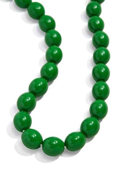 Shop Baublebar Rochelle Beaded Necklace In Green