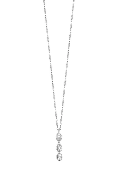 Shop Bony Levy Monaco Diamond Pendant Necklace In 18k White Gold