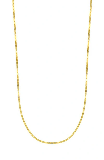Shop Bony Levy Katharine 14k Gold Paper Clip Chain Necklace In 14k Yellow Gold