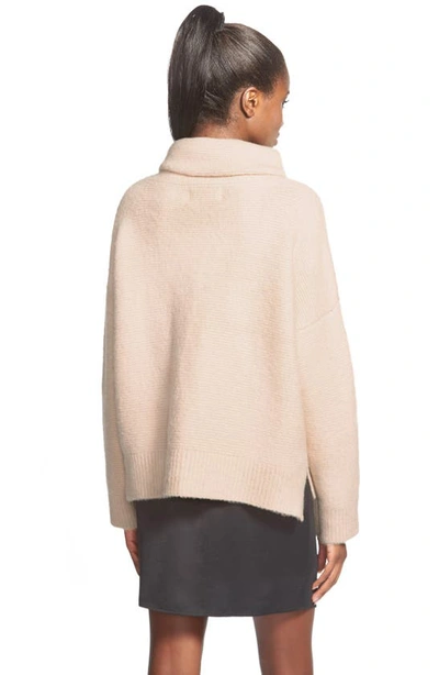 Joa Boxy Turtleneck Sweater In Ivory