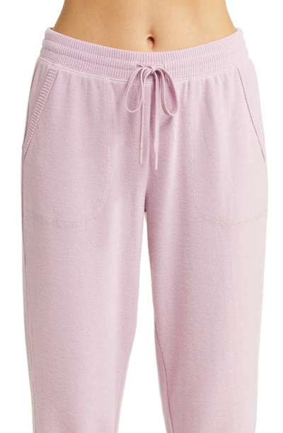 Shop Pj Salvage Peachy Relaxed Fit Pajamas In Lilac Mist