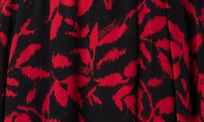 Shop Zadig & Voltaire Rogers Ikat Long Sleeve Minidress In Noir