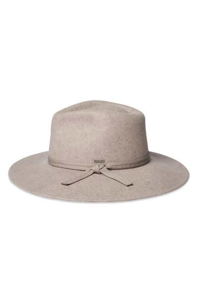 Shop Brixton Joanna Packable Wool Hat In Oatmeal