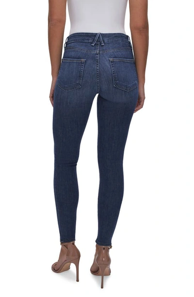 Shop Good American Good Legs Skinny Jeans In Blue 004