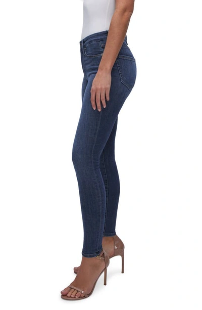 Shop Good American Good Legs Skinny Jeans In Blue 004