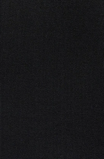 Shop Alice And Olivia Darina Side Stripe Sleeveless Knit Top In Black/ Chili Pepper