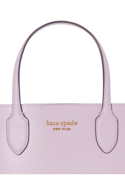 Shop Kate Spade Medium Bleecker Saffiano Leather Tote In Violet Mist