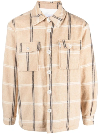 Shop Family First Plain Jacket Shirt Clothing In Brown
