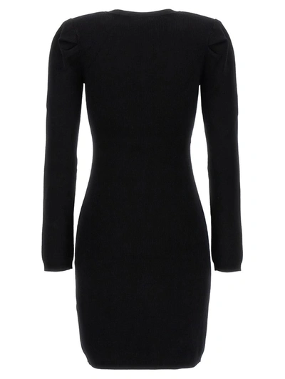 Shop Liu •jo Liu Jo Knitted Dress In Black