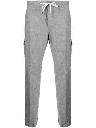 Shop Pt01 Soft Cargo Trousers Clothing In Grey