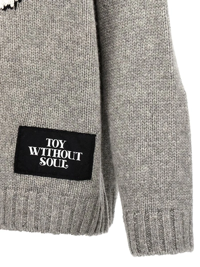 Shop Undercover Patches Sweater In Gray