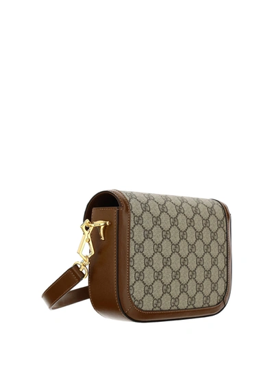 Shop Gucci Gg Supreme Fabric Shoulder Bag