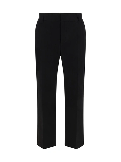 Shop Valentino Pap Stretch Cotton Trouser With Iconic Lateral Bands