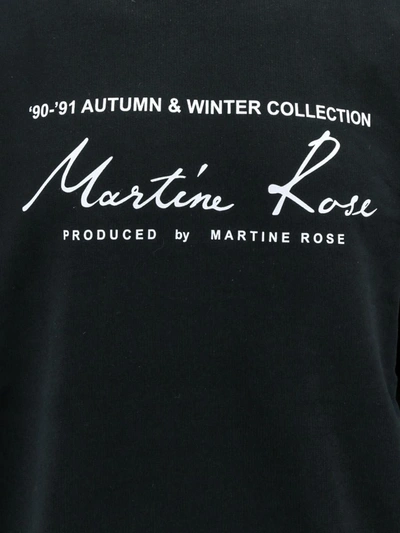 Shop Martine Rose Sweatshirt In Black