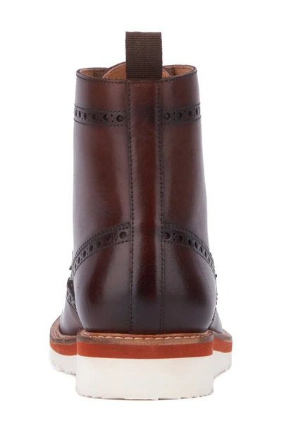 Vintage Foundry Parker Wingtip Boot In Brown