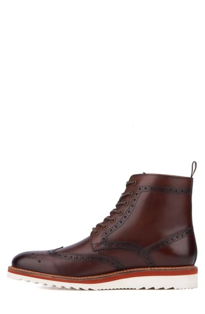 Vintage Foundry Parker Wingtip Boot In Brown