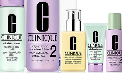 Shop Clinique Great Skin Everywhere Skin Care Set: For Dry To Combination Skin (limited Edition) $110 Value