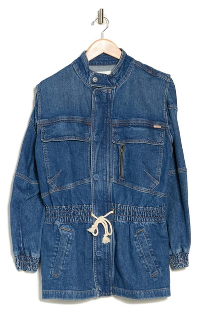Mother The Carry All Denim Jacket In Perfect Drug | ModeSens