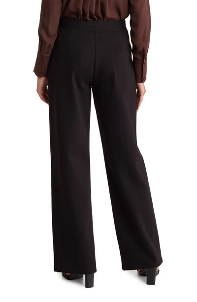 Shop By Design Kim Wide Leg Pull-on Pants In Black