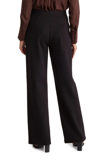 By Design Kim Wide Leg Pull-on Pants In Black