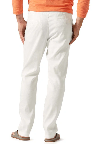 Tommy Bahama Beach Coast Stretch Linen & Cotton Pants In Continental