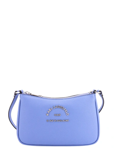 Shop Karl Lagerfeld Shoulder Bag In Blue
