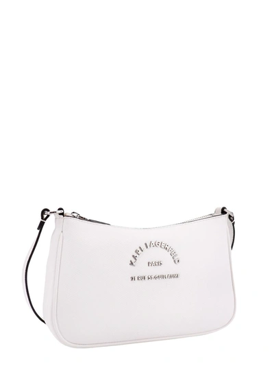 Shop Karl Lagerfeld Shoulder Bag In White