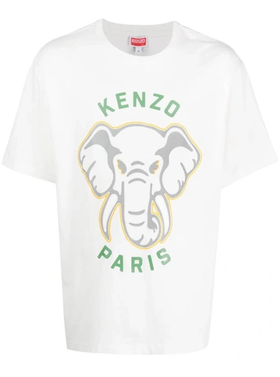 Shop Kenzo T-shirts In Blanc
