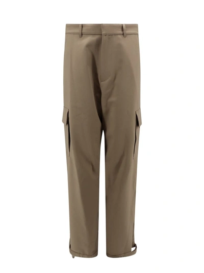 Shop Off-white Trouser In Green
