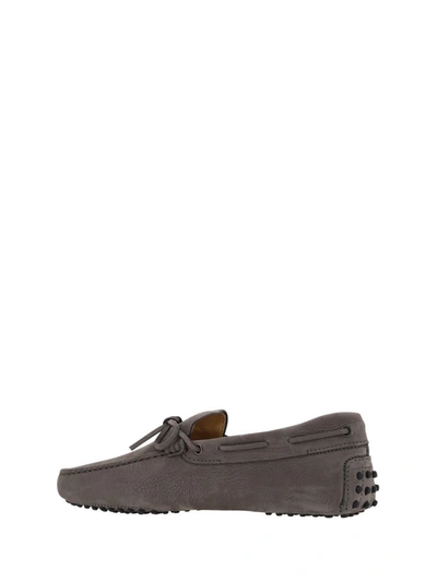 Shop Tod's Loafers In Grigio