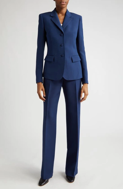 Lafayette 148 Perla Reversible Silk Blouse In Cloud