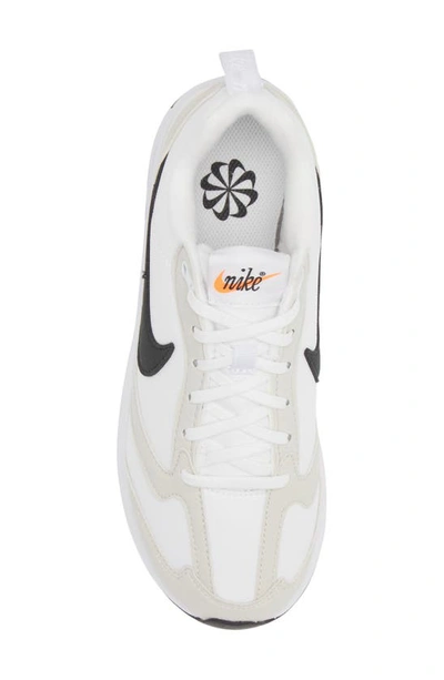 Shop Nike Kids' Air Max Dawn Sneaker In White/ Black/ Light Bone