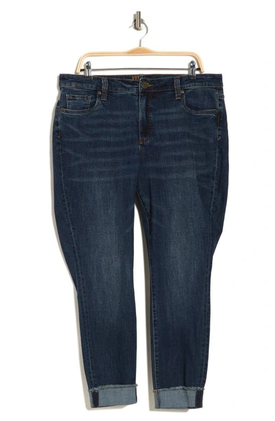Kut From The Kloth Ascher Cuffed Ankle Straight Leg Jeans In Wedelia