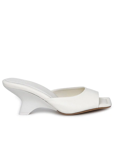 Shop Gia Borghini Mule Tacco 70mm In White