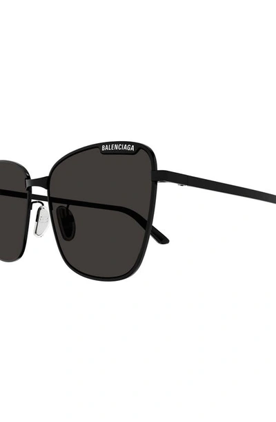 Shop Balenciaga 59mm Square Sunglasses In Black
