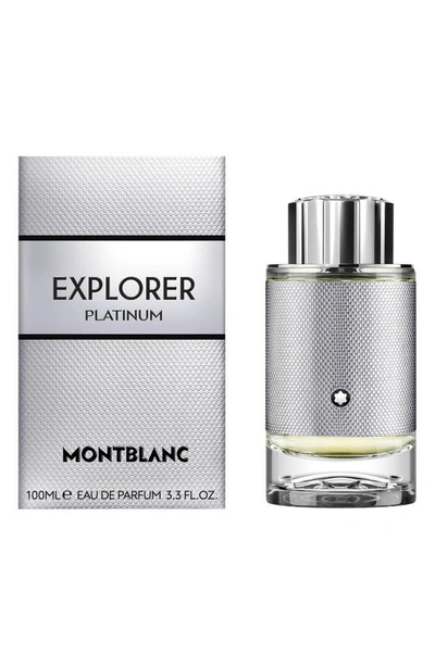 Shop Montblanc Explorer Platinum Eau De Parfum, 3.3 oz