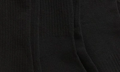 Shop Nordstrom 3-pack Everyday Crew Socks In Black