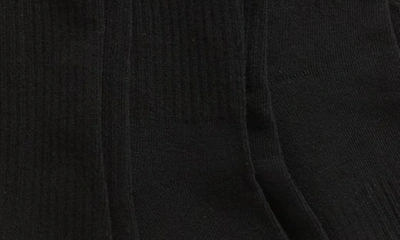 Nordstrom 3-pack Everyday Crew Socks In Black