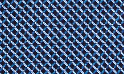 Shop Emanuel Berg 4flex Modern Fit Geometric Print Knit Button-up Shirt In Dark Blue