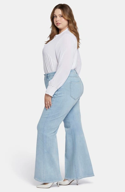Nydj Mia Palazzo High Waist Flare Jeans In Westminster