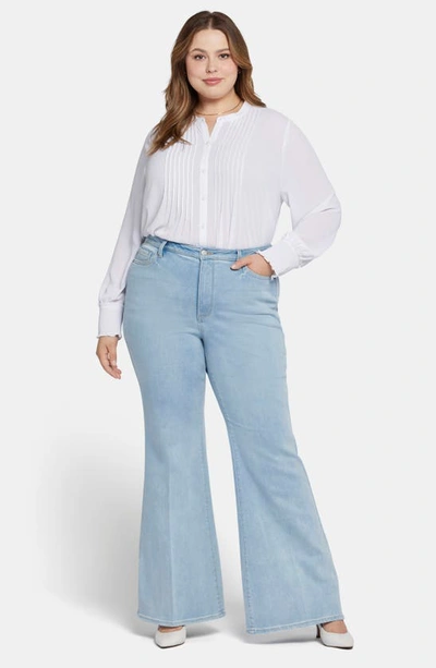 Nydj Mia Palazzo High Waist Flare Jeans In Westminster
