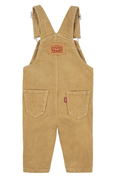 Levi's Stretch Cotton Corduroy Overalls In Lark