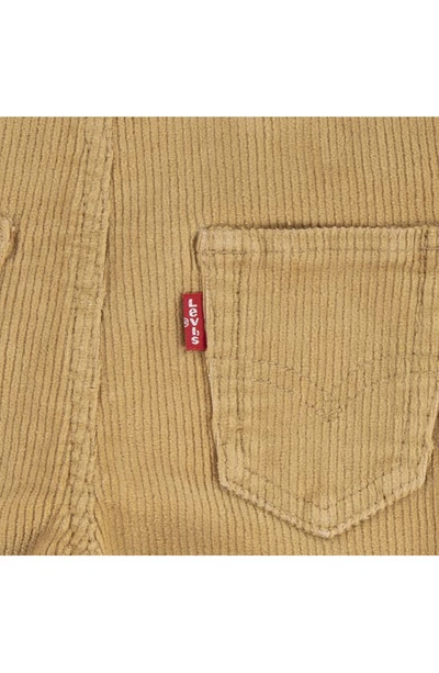 Levi's Stretch Cotton Corduroy Overalls In Lark