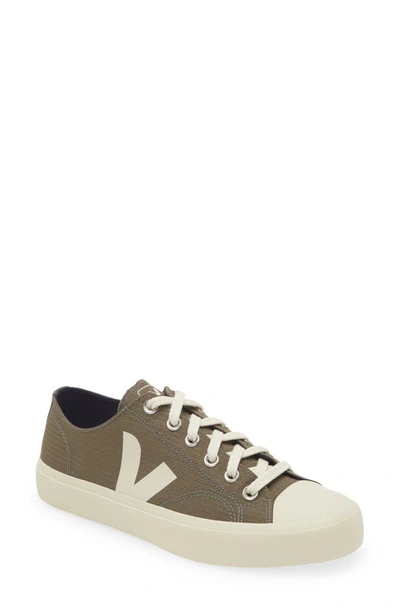 Veja Wata Ii Low Logo-print Recycled-ripstop Sneakers In Kaki Pierre