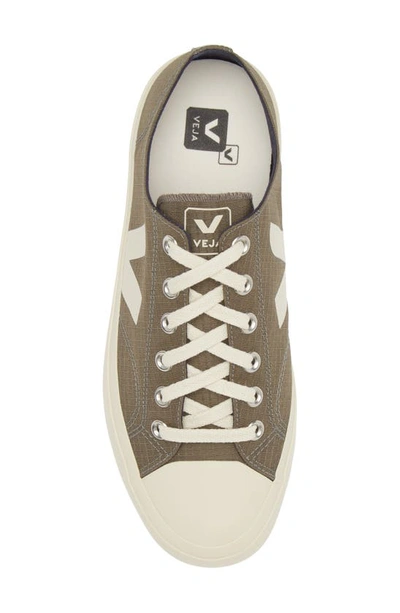 Veja Wata Ii Low Logo-print Recycled-ripstop Sneakers In Kaki Pierre