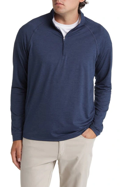 Shop Johnnie-o Freeborne Prep-formance Quarter Zip Pullover In Wake