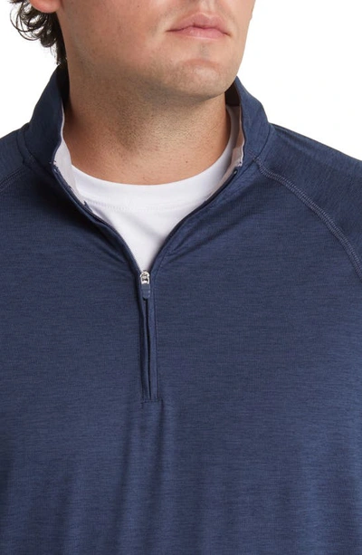 Shop Johnnie-o Freeborne Prep-formance Quarter Zip Pullover In Wake